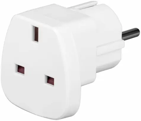Techly Netzteil UK|EU 13A - UK|BS - CEE 7|7 weiß