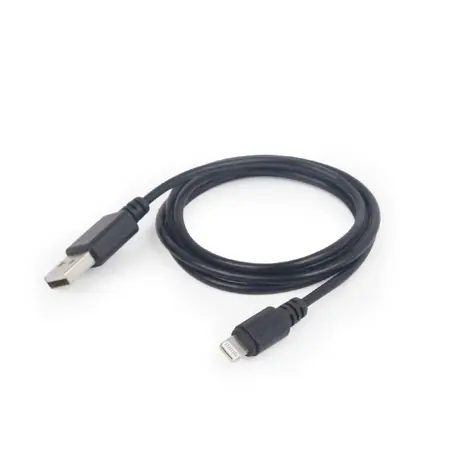 Gembird USB-Kabel zur Datenübertragung und zum Laden von Apple Lightning 8-polig 2 m schwarz