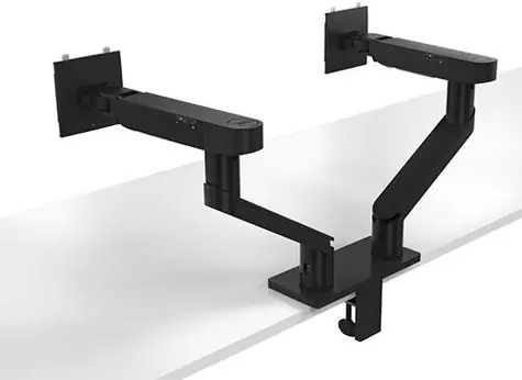DELL MDA20 VESA-Halterung für zwei Monitore 19"-27" / VESA / Neigung -35° +80° / Drehung -90° +90° / Tragkraft 10kg