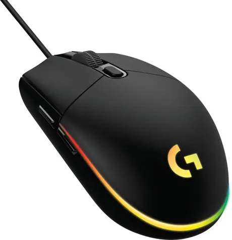 Logitech G102 Lightsync schwarz / kabelgebundene Gaming-Maus / 8000 DPI / 6 Tasten / RGB Lightsync