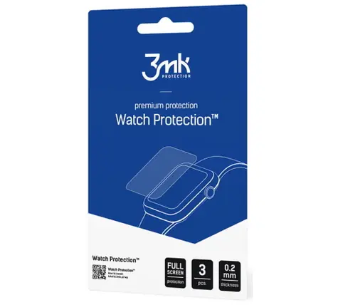 3mk Watch Hybrid Glass für Samsung Galaxy Watch3 R840 (45 mm) 3 Stück