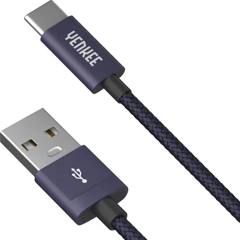 YENKEE YCU 301 Kabel USB 2.0 auf USB-C lila / MM / Länge 1 m / 480 Mbs / 3A