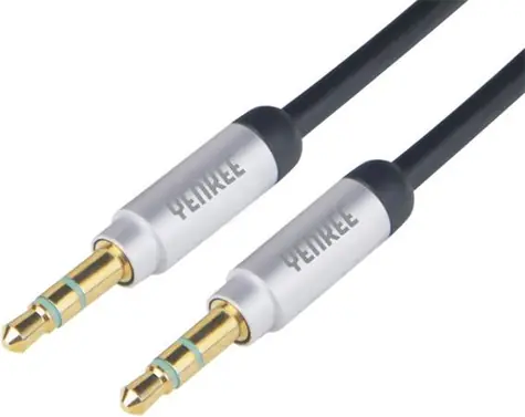 YENKEE YCA 202 Stereo-Audio-AUX-Kabel mit 3,5-mm-Klinkenstecker / 2x 3,5-mm-Klinkenstecker MM / 2 m