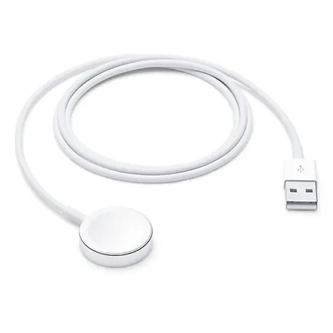 Apple magnetisches Ladekabel für Apple Watch (1m) / USB-A (M) / weiß 