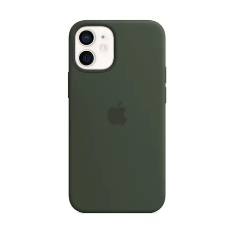 Apple Silikonhülle mit MagSafe für iPhone 12 mini grün