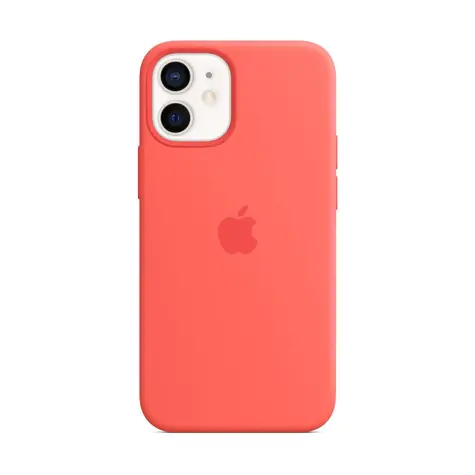 Apple Silikonhülle mit MagSafe für iPhone 12 mini rosa