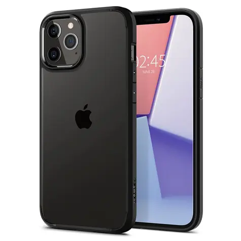 Spigen Ultra Hybrid Schutzhülle für Apple iPhone 12 & 12 Pro schwarz