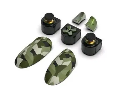 Thrustmaster ESWAP X GREEN Farbpaket / Set mit 7 grün getarnten Modulen für ESWAP X