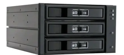 Chieftec CBP-2131SAS SATA Backplane für 2x 5,25" Slot / für 3x 3,5"&2,5" HDD / SATA III / Hot Swap