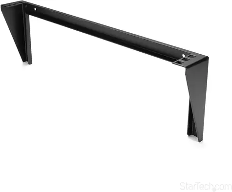StarTech RK119WALLV Vertikale Wandhalterung aus Stahl (19 Zoll, Schwarz, 1 HE)
