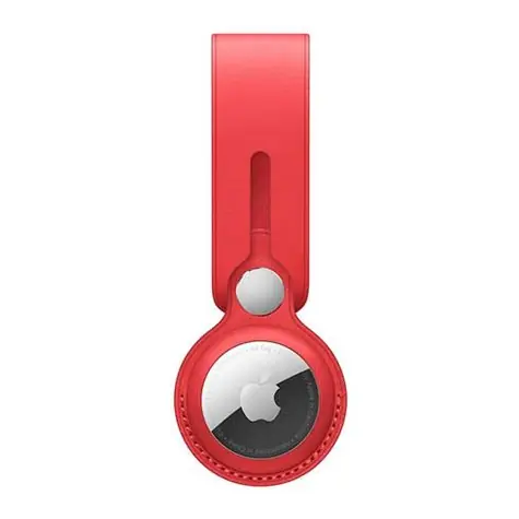 Apple AirTag Lederschlaufe - (PRODUCT)RED / Lederschlaufe