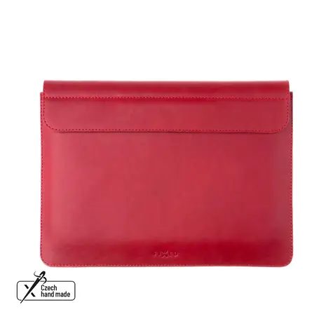 FIXED Oxford-Lederhülle für Apple MacBook Pro 13" (2016 und neuer) und iPad Pro 12,9" (2015 und 2017), Rot