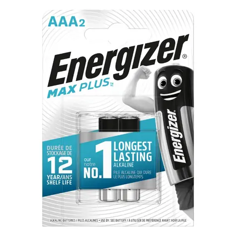 Energizer MAX PLUS Batterie- Micropencil AAA 2 Stk