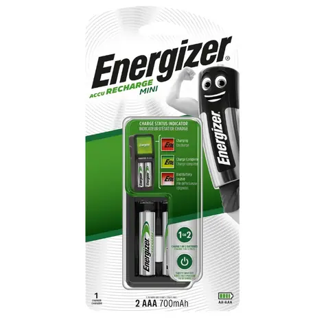 Energizer -Ladegerät - Mini AAA + 2xAAA Power PLUS 700 mAh