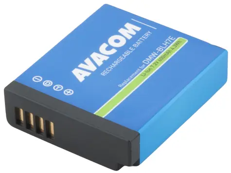 Avacom Ersatzakku Panasonic DMW-BLH7E / Li- ION / 7,2V / 600mAh / 4,3 Wh