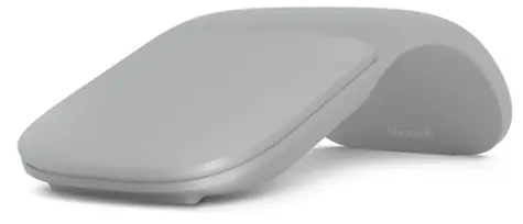 Microsoft Surface Arc Mouse grau / kabellose Maus / Bluetooth 4.1 / 1000 DPI / flexibel / Touchpad