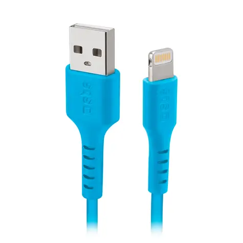 SBS C-89 Kabel USB - Lightning 1m hellblau
