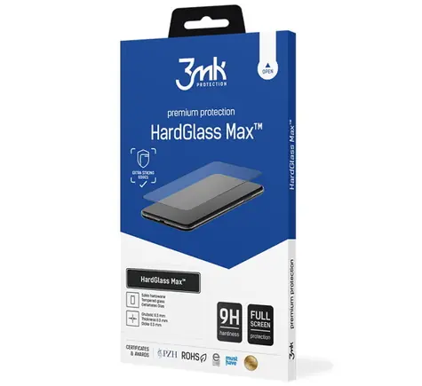 3mk HardGlass MAX Panzerglas für Samsung Galaxy M52 5G (SM-M526) schwarz