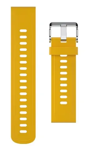 Aligator Silikonarmband 22mm gelb