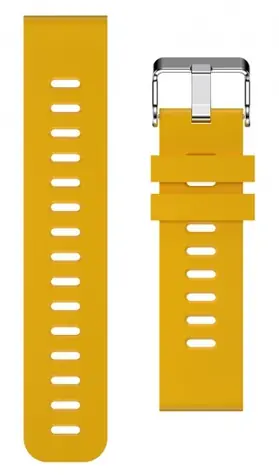 Aligator Silikonarmband 20 mm gelb