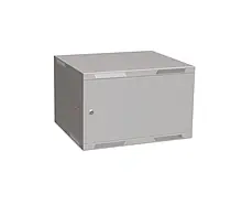 Solarix Wandfaltschrank SENSA LITE 6U 450mm - Blechtür / RAL 7035