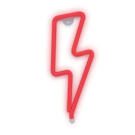 Forever Decorative LED Neon Flash rot / Kabellänge 2m / 3xAA / USB
