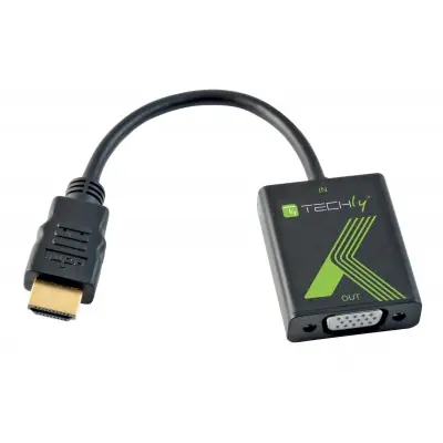 Techly IDATA-HDMI-VGA2 Reduktion VGA F - HDMI M 