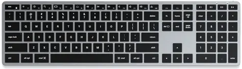 Satechi ST-BTSX3M grau / kabellose Tastatur / Hintergrundbeleuchtung