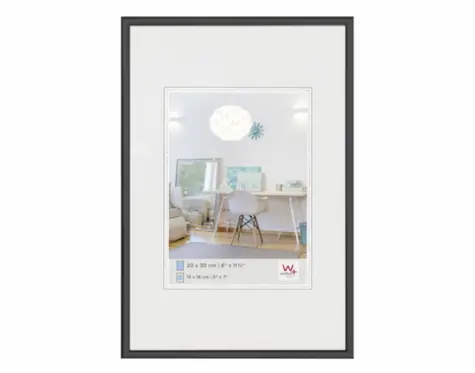 Walther New Lifestyle 20x30 Kunststoff-Fotorahmen schwarz 