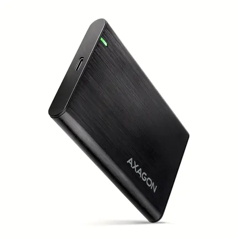 Axagon EE25-A6C, USB-C 3.2 Gen 1 - SATA 6G 2,5" Metall-RAW-Box, schraubenlos