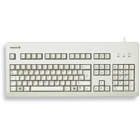 Cherry G80-3000LSCDE-0 grau / Office-Tastatur / kabelgebunden / USB / DE-Layout 