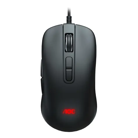 AOC GM300B schwarz / Gaming-Maus / 7 Tasten / USB / 6200 DPI