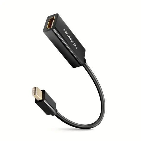 Axagon RVDM-HI14N miniDP - HDMI-Adapter MF schwarz / 15 cm / 4K/30Hz