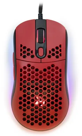 Arozzi FAVO Ultra Light rot / Gaming-Maus / optisch / 16000 DPI / USB / 7 Tasten 