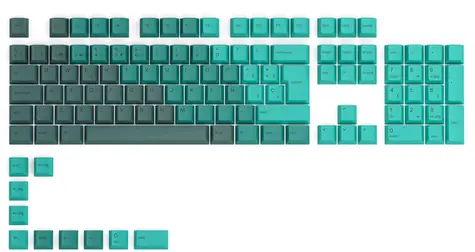 Glorious austauschbare Tasten GPBT ES Rain Forest / 115 Stück / ES-Layout / Cherry MX(+) 