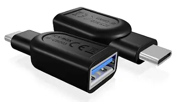 Icy Box IB-CB003 Adapter USB-C - USB 3.0 Typ A schwarz