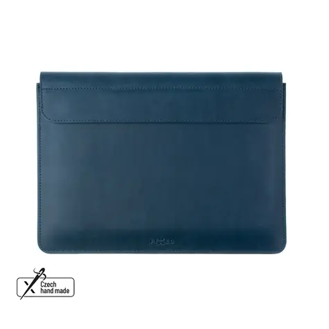 FIXED Oxford-Ledertasche für Apple MacBook Pro 14" blau