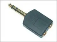 MicroConnect Kopfhörer-Splitter 6,35 mm Stereo-Klinke - 2 x 3,5 mm Stereo-Klinke
