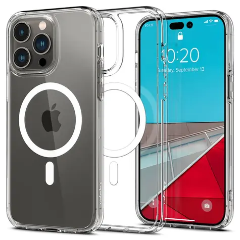 Spigen Ultra Hybrid Mag Schutzhülle für Apple iPhone 14 Pro weiß