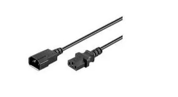 MicroConnect Netzkabel C13 - C14 0,6m schwarz