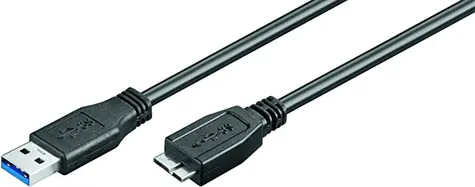 MicroConnect Kabel USB3.0 A (M) - microUSB B (M) 2m schwarz / 5000Mbit/s
