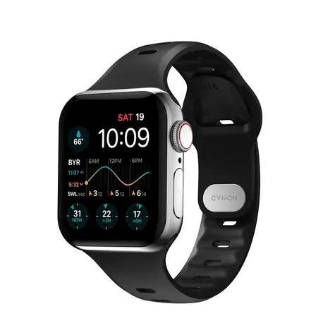 Nomad Sport Slim Armband für Apple Watch 7 (41 & 40 & 38 mm) SM schwarz