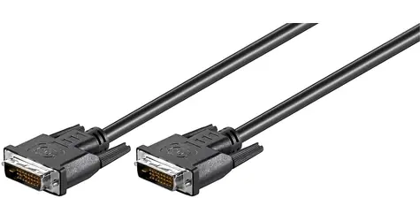 MicroConnect Kabel DVI-D (24+1) Dual Link 1m schwarz