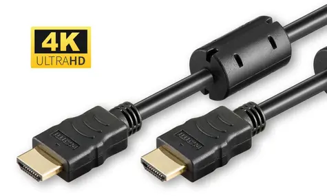 MicroConnect Anschlusskabel HDMI 1.4 (M) - HDMI 1.4 (M) 2m schwarz / Ferritkerne