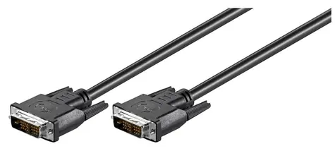 MicroConnect Kabel DVI-D (18+1) Single Link Full HD 2m schwarz