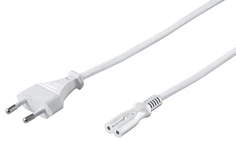 MicroConnect Netzkabel EU C - C7 10m weiß
