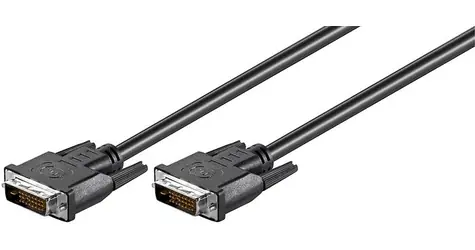 MicroConnect Kabel DVI-D (24+1) Dual Link 5m schwarz