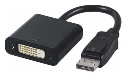 MicroConnect Adapter Active DisplayPort 1.2 (M) - DVI-D schwarz
