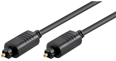 MicroConnect Toslink optisches Kabel 10m schwarz 