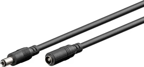 MicroConnect Stromkabel DC- DC MF 10m schwarz